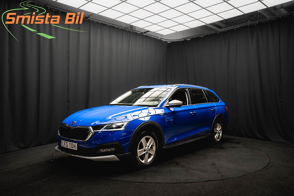 Skoda Octavia Scout TDI 4x4 D-VÄRM DRAG COCKPIT KAMERA MATRIX MINNE 