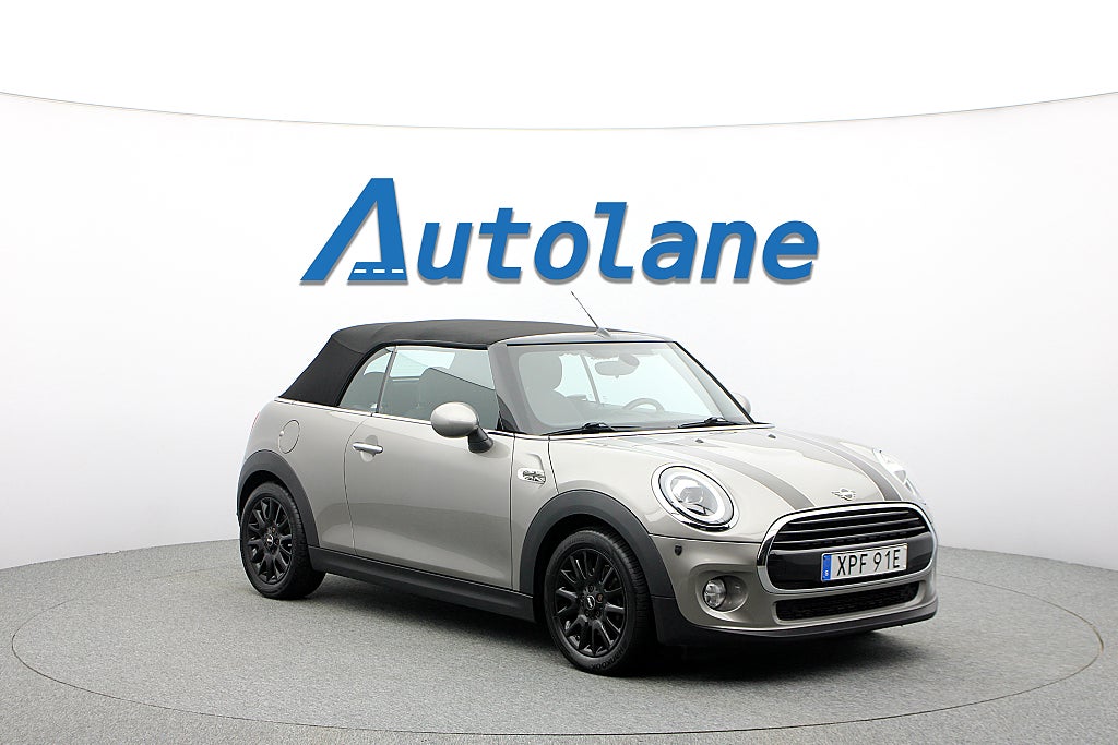 MINI Cooper Convertible DCT Pepper II, PDC, Låg skatt 136hk
