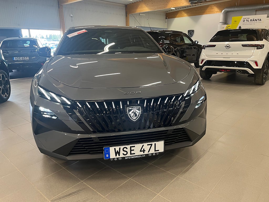 Peugeot 408 Nya Fceliftade GT Hybrid Privatleasing från 3599kr/mån thumbnail
