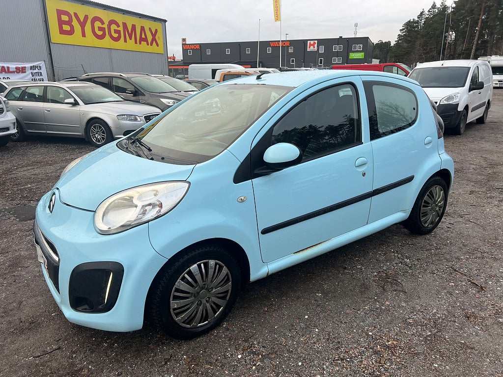 Citroën C1 5-dörrar 1.0 Euro 5 Körförbud se bild 0.43L/Mil 