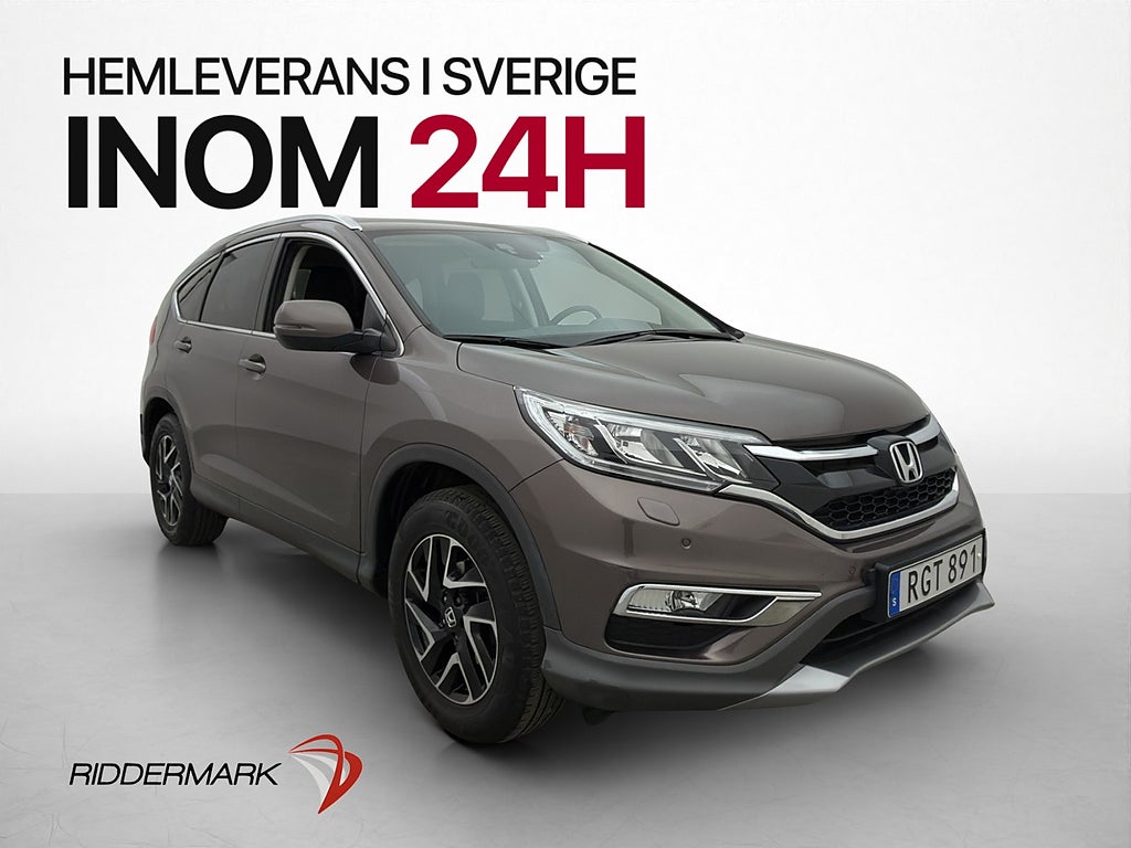 Honda CR-V 2.0 i-VTEV 4WD Elegance Plus M-Värm Kamera Drag