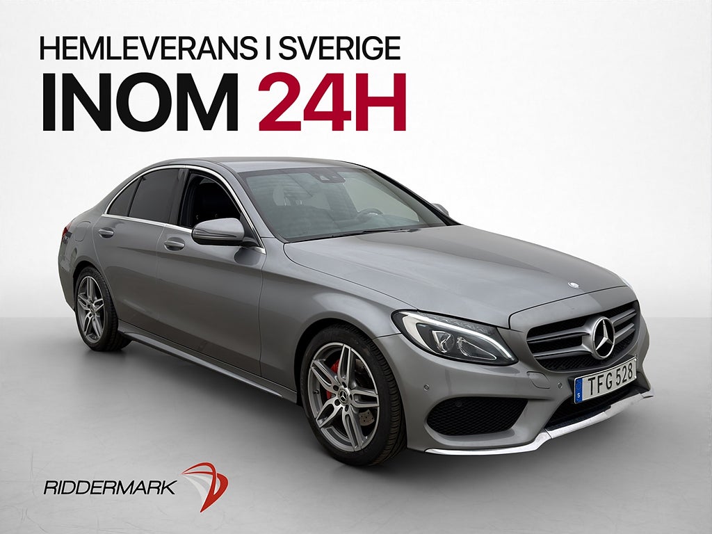 Mercedes-Benz C 220 d 170hk AMG Line Burmester Skinn