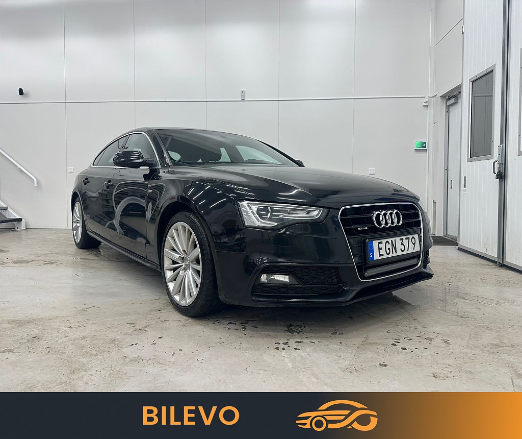 Audi A5 Sportback 3.0 TDI 245hk Quattro S-Line Bluetooth Drag