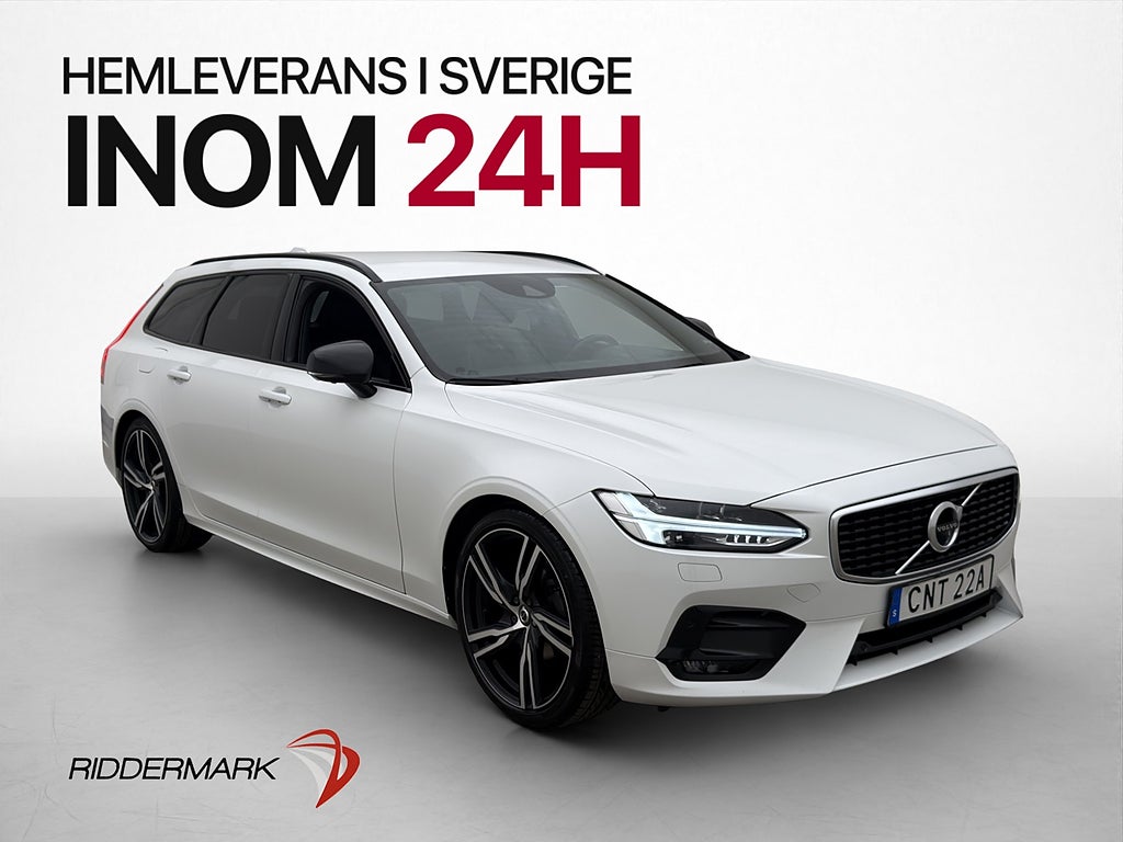 Volvo V90 D4 AWD R-Design H/K-Ljud 360°Kamera Navi Elstol