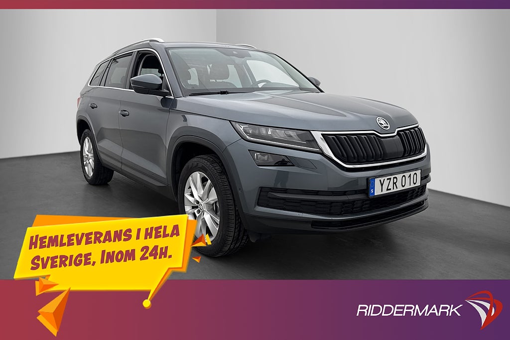 Skoda Kodiaq TSI 4x4 180hk Style Dragkrok Värmare Kamera