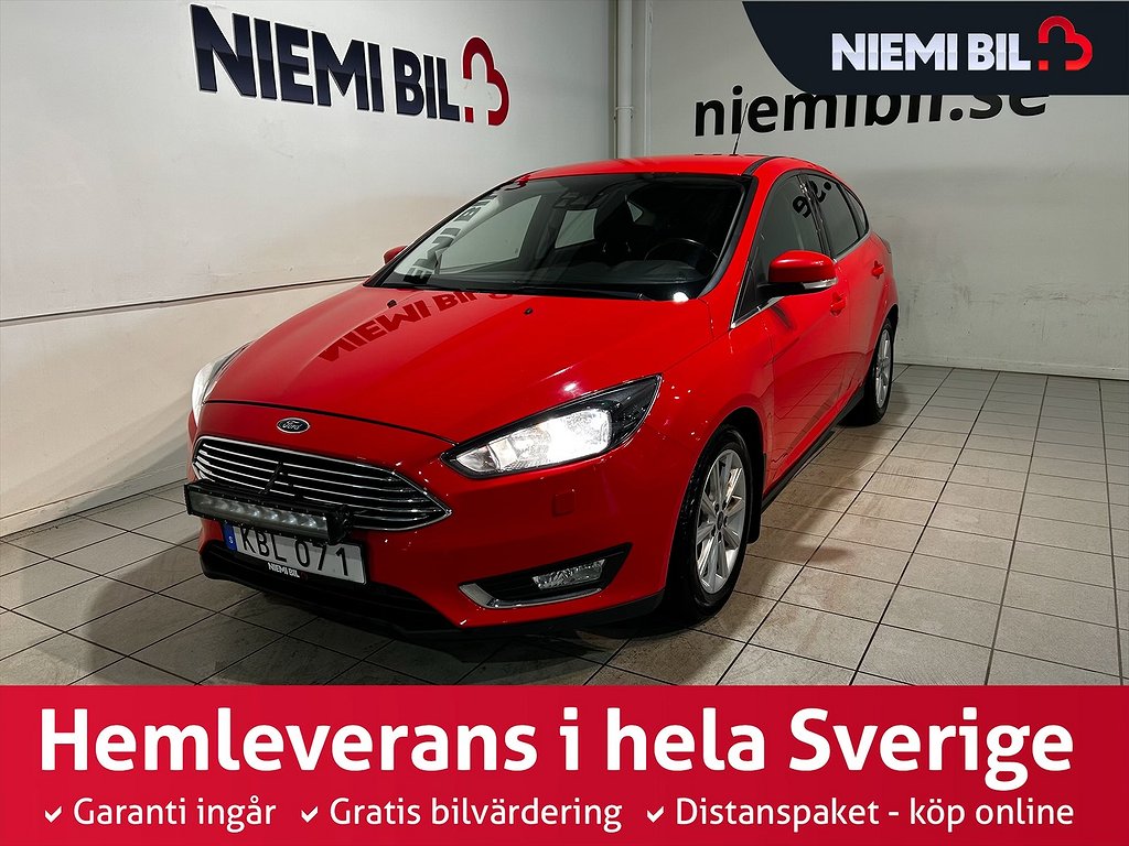 Ford Focus 1.0 EcoBoost Titanium Mvärm Drag BT S/V-hjul