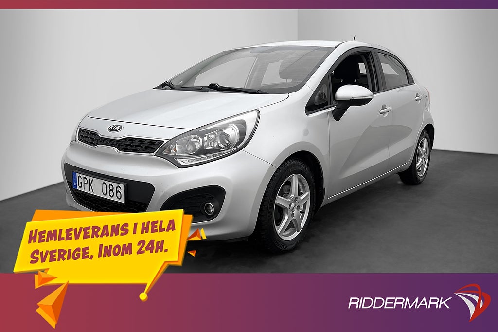 Kia Rio 1.2 84hk GLS Rattvärme En-Brukare