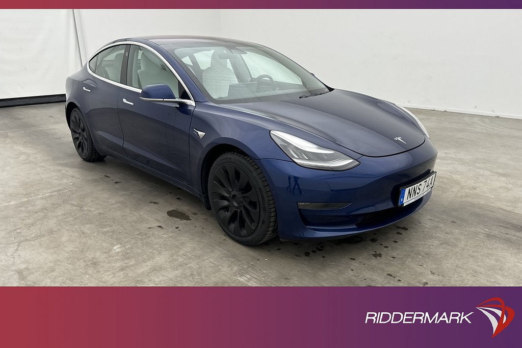 Tesla Model 3 Long Range AWD 440hk En-brukar 4,95% Ränta