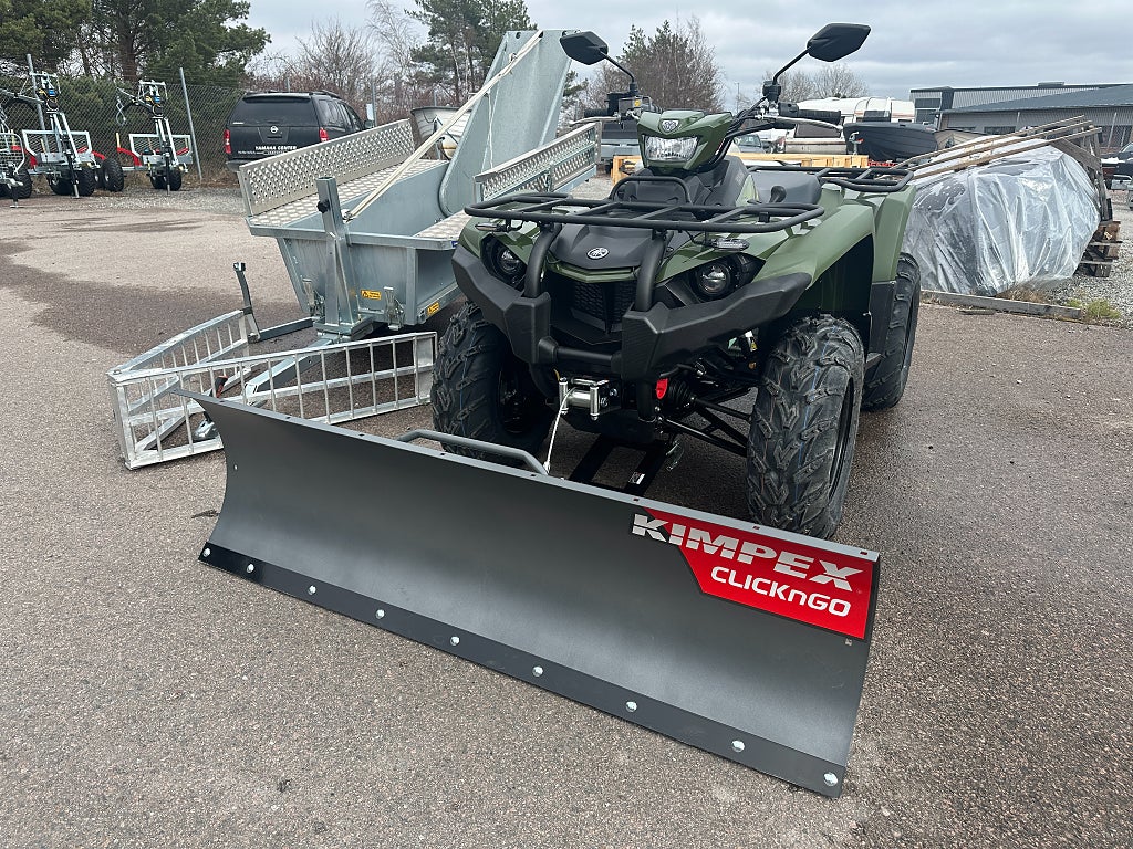 Yamaha Kodiak 450EPS TraktorA/B Kimpex snöblad Click-N-Go2 LT snabbfäst