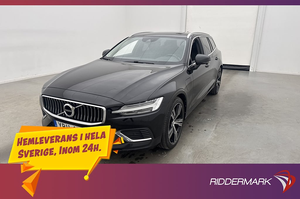Volvo V60 Recharge T6 AWD 340hk Inscription VOC Värmare MOMS