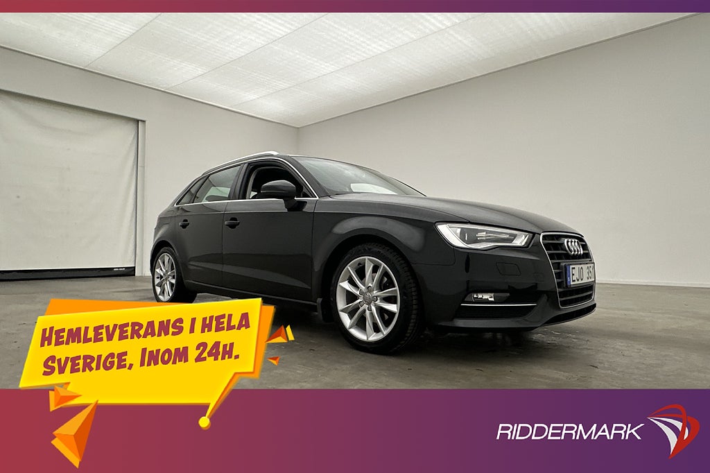 Audi A3 Sportback TSI 150hk Ambition Farthållare 0,42l/mil
