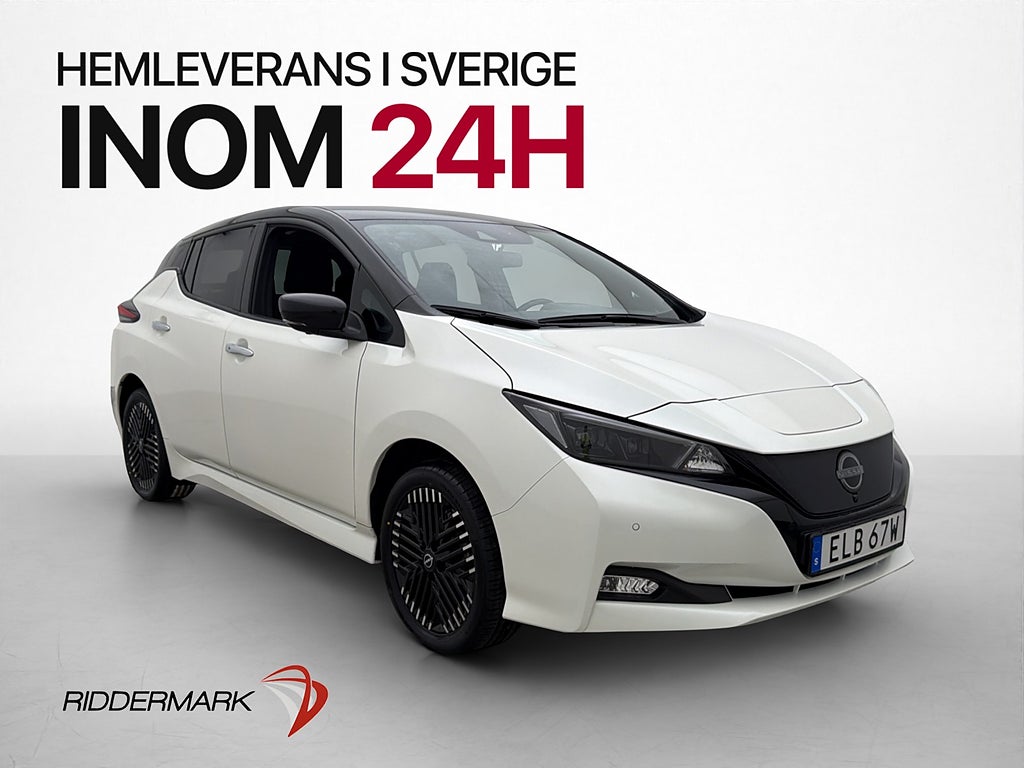 Nissan Leaf N-connecta 62 kWh Adaptiv-F 360° Navi Rattvärme