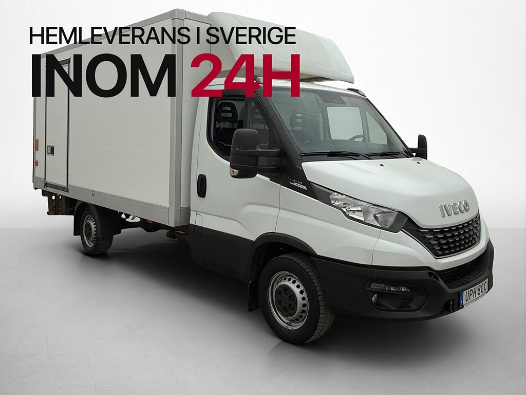 Iveco Daily BAKGAVELLYFT Ny-Kamrem Sidodörr 3-Sits Värm Moms