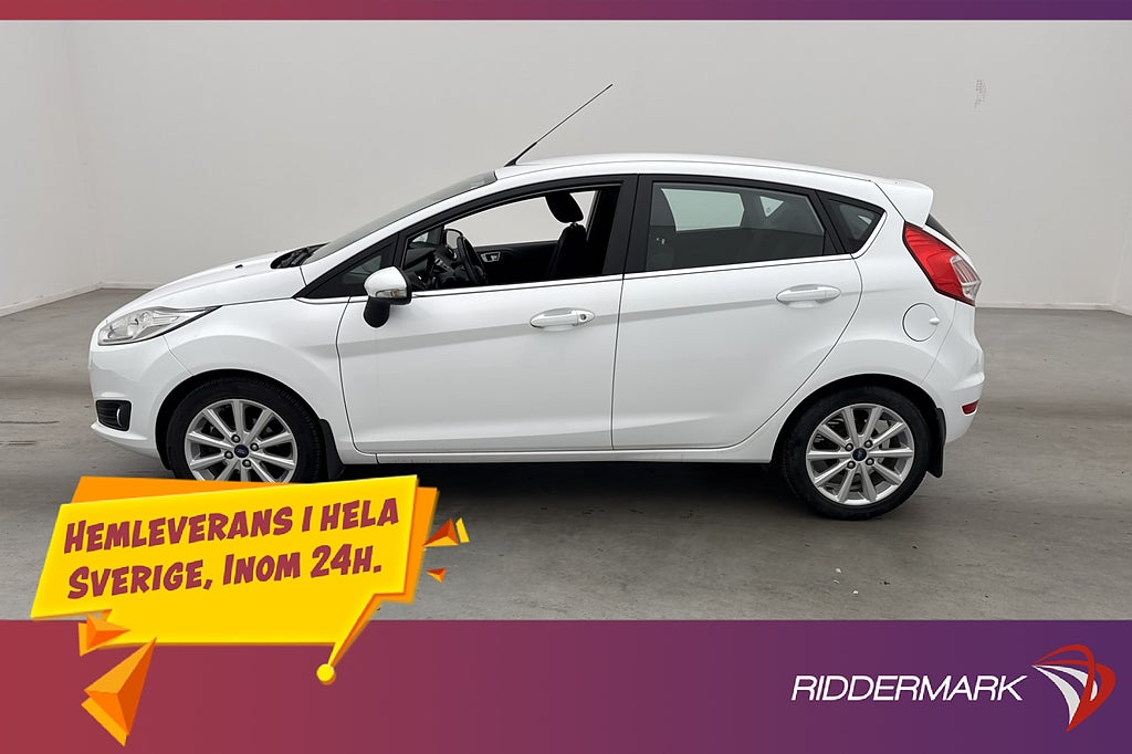 Ford Fiesta 1.0 EcoBoost 100hk Titanium Dragkrok Lågmilad