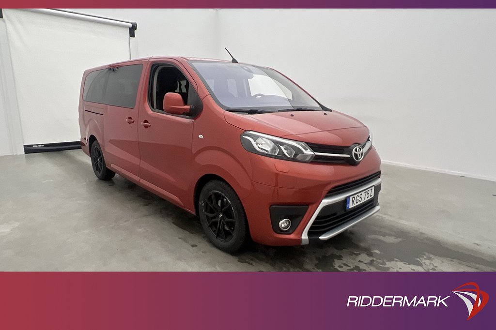 Toyota ProAce Verso Lång Drag HUD CARPLAY PDC 9-Sits Moms