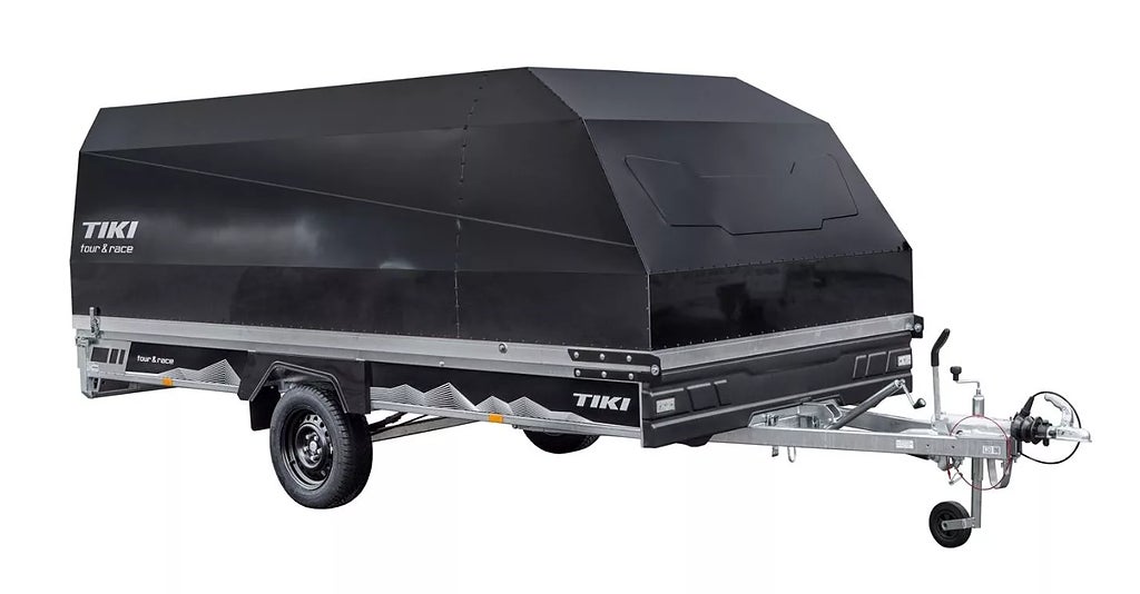 Tiki CP 430-LB G3 Tour & Race 125cm alukåpa med bakramp & Ljuskit 