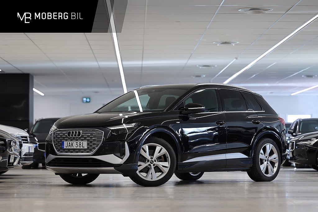Audi Q4 40 e-tron 204hk S-Line Keyless Navi B-kamera Drag