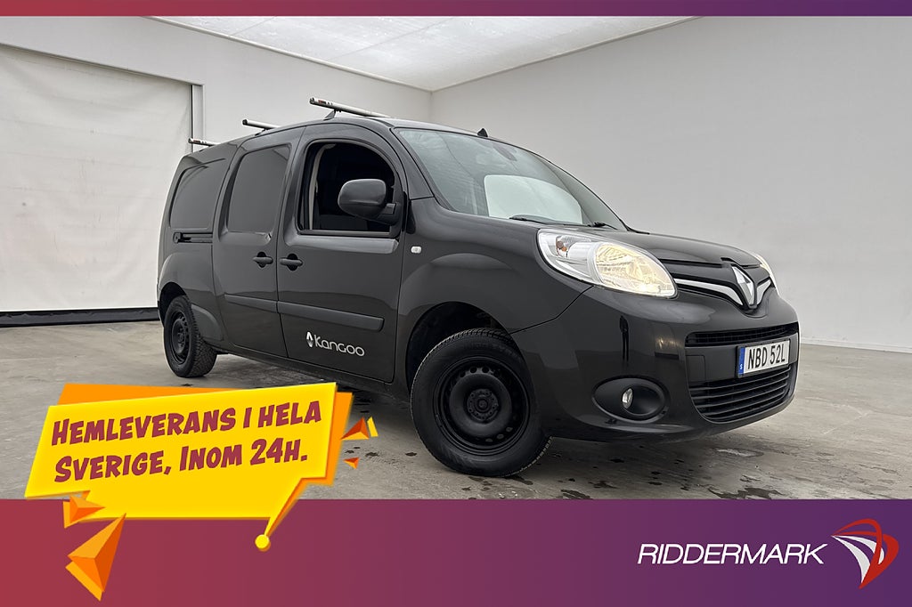 Renault Kangoo Maxi Fjärr-Värmare Dragkrok B-Kamera V-Inredd
