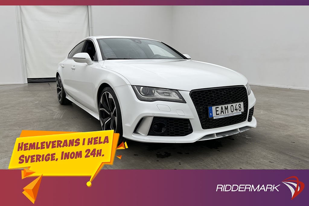 Audi A7 Sportback TDI V6 245hk S-Line Taklucka HUD Kamera