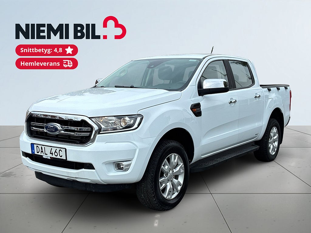 Ford ranger Dubbelhytt 4x4 MOMS/Drag/SoV-Däck/Värmare/Psens