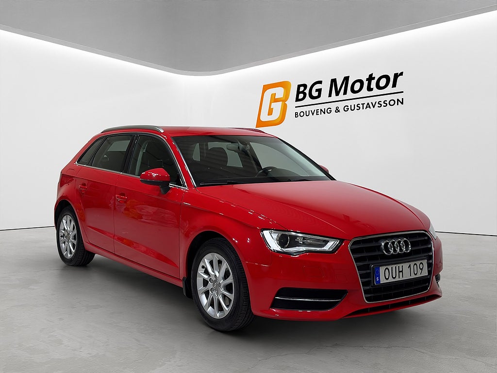 Audi A3 Sportback 1.4 TFSI 125HK M-värmare/PDC/Nyservad