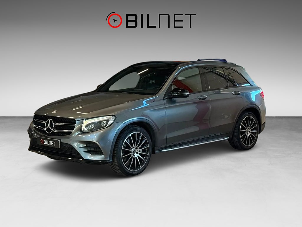Mercedes-Benz GLC 220 d 4M 9G AMG Burmester Pano 20" Värmare Drag Sv-Såld