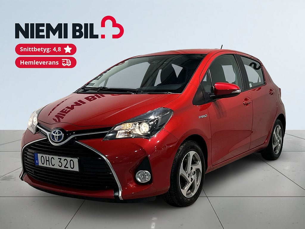 Toyota Yaris Hybrid e-CVT Active Mvärm Kamera Farthållare S/V-hjul 