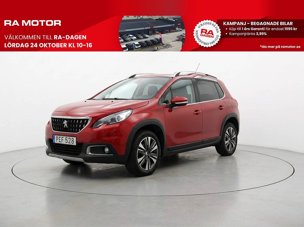 Peugeot 2008 1.2 82hk Allure | Backkamera | P-sens | Kamrem bytt 2017