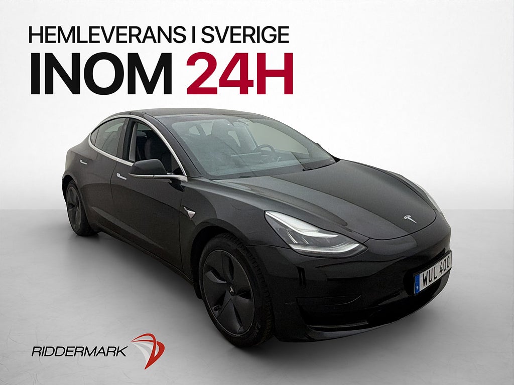 Tesla Model 3 Standard Range Plus Svensksåld Panorama
