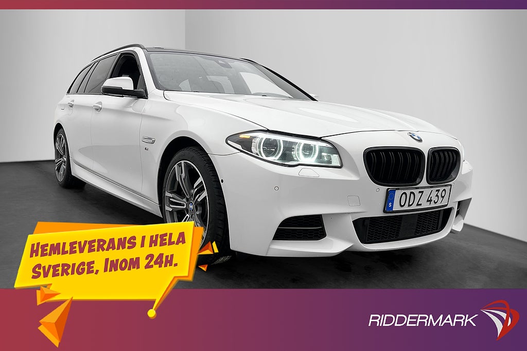BMW 535 d xDrive 313hk M Sport Pano H/K Kamera Läder Drag