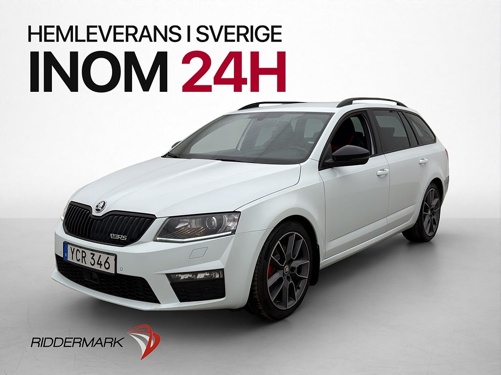 Skoda Octavia RS TDI 4x4 184hk Premium Canton Drag Kamera