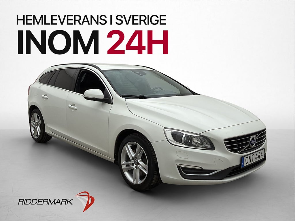 Volvo V60 D4 AWD 190hk Momentum Värmare Drag Navi