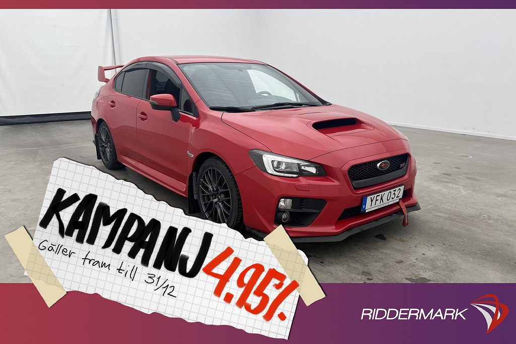 Subaru WRX STi 4WD 300hk Sportvinge Kamrem-Byt 4,95% Ränta