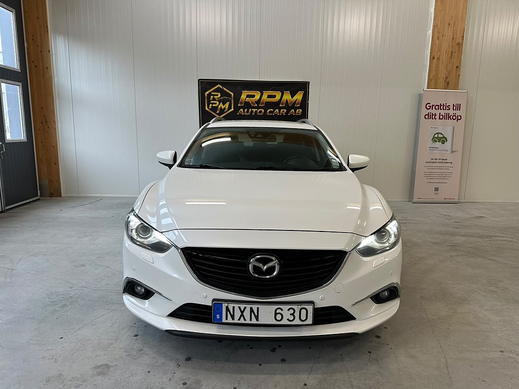 Mazda 6 Wagon  SKYACTIV-D  Euro 6  V-HJUL  D-VÄRMARE  DRAG