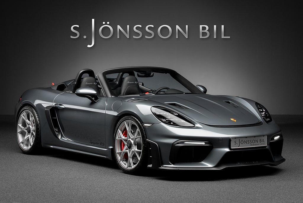 Porsche 718 Spyder RS / 18-vägsstolar / Front lyft