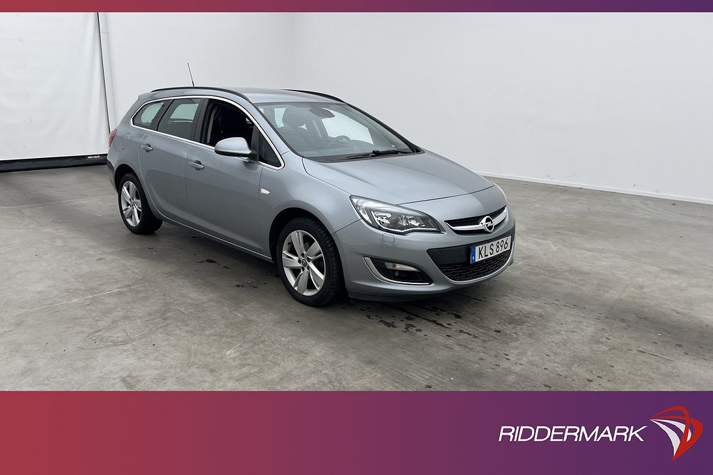 Opel Astra Kombi 1.4 Turbo 140hk Sport Farthållare 0,49l/Mil