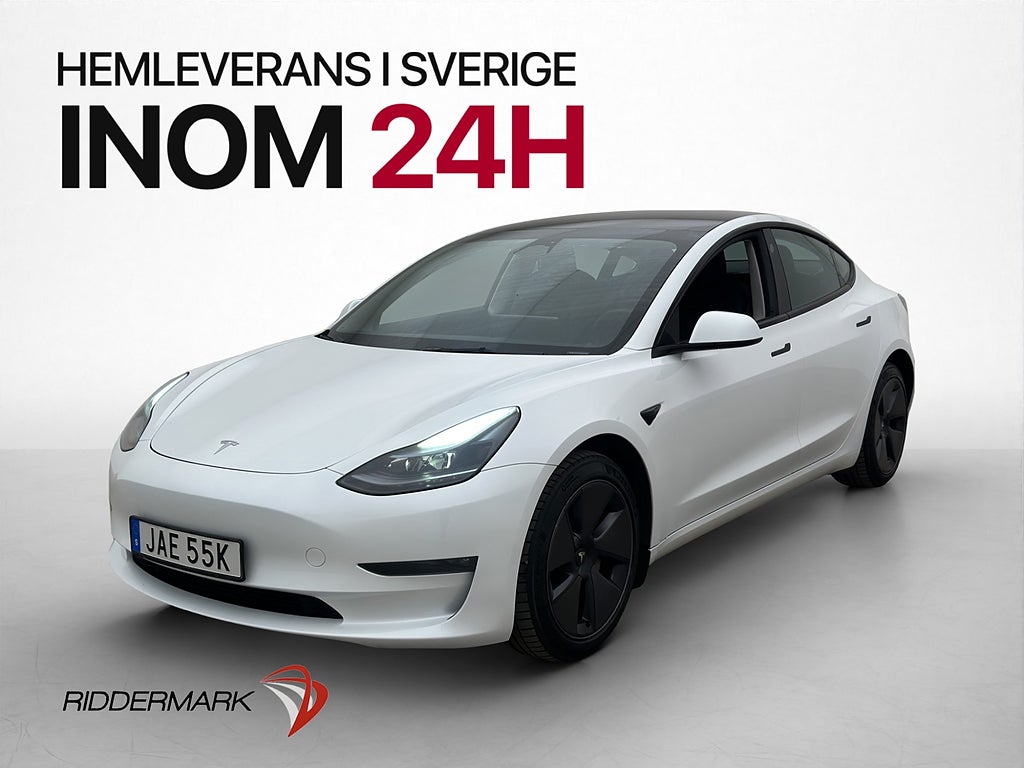Tesla Model 3 Long Range AWD MOMS Pano AP Kamera En Brukare