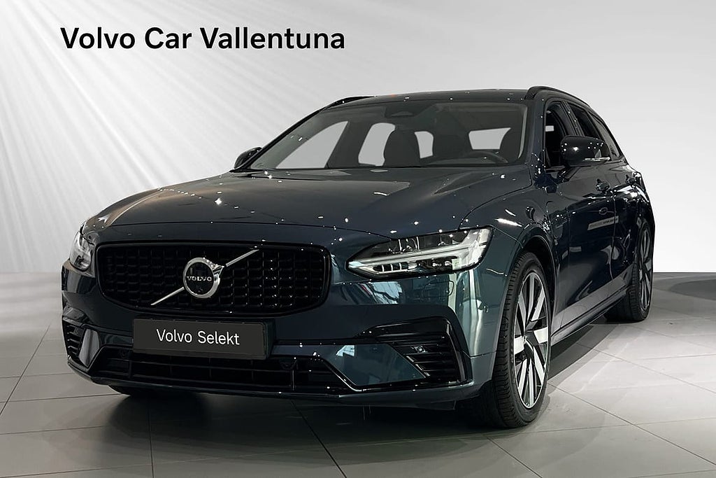 Volvo V90 T6 Plus Dark Nordic Edition I Läder I H/K I Drag