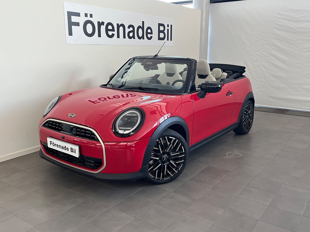 MINI Cooper C Cabrio Paket L Favoured Trim H/K HUD Komfortöppning Nav