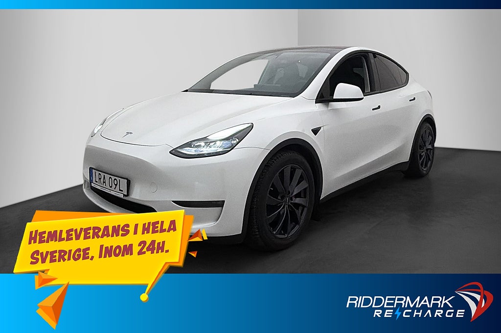 Tesla Model Y Performance AWD Dragkrok Autopilot Svensksåld