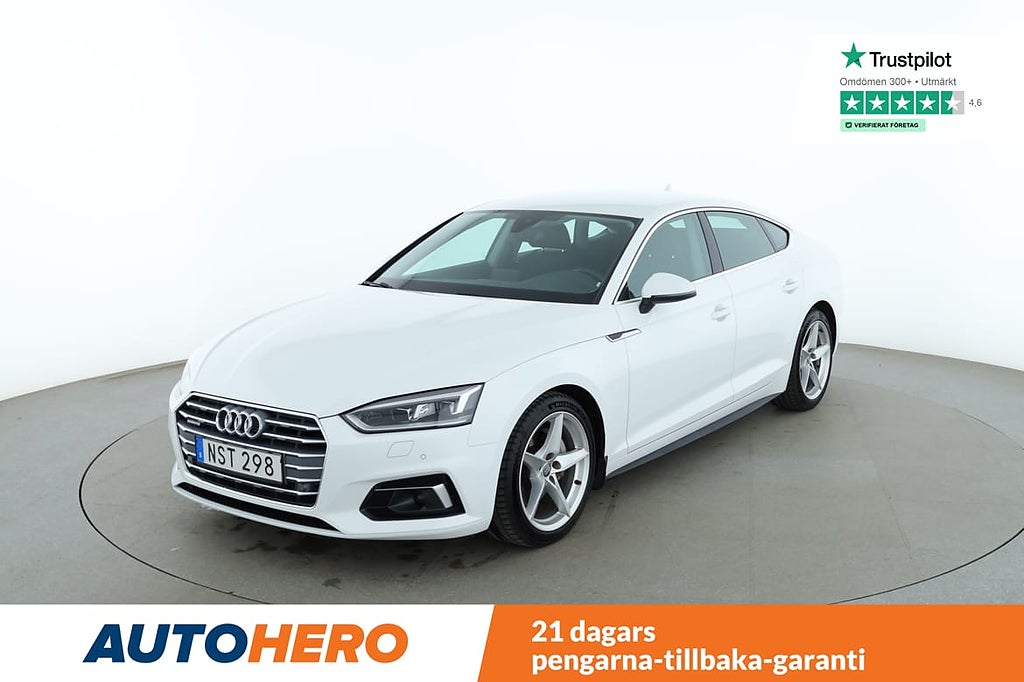 Audi A5 Sportback 2.0 TDI quattro / Värmare, Drag, CarPlay