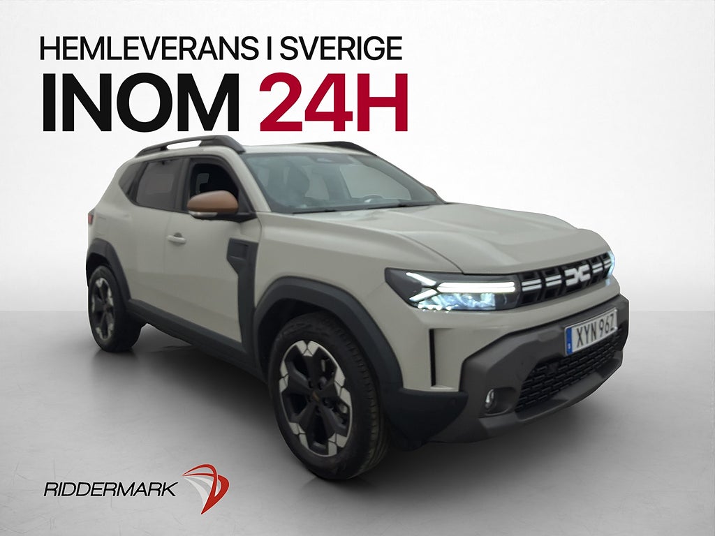 Dacia Duster Hybrid 141hk Cockpit Kamera CarPlay Farthållare