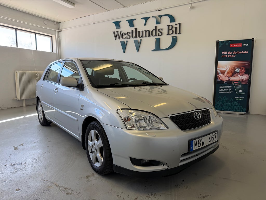 Toyota Corolla 5-dörrars 1.6 VVT-i | Dragkrok | Nyservad | Besiktigad