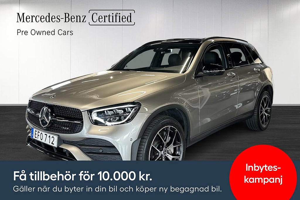 Mercedes-Benz GLC 300de 4 MATIC AMG Panorama Drag Värmare Carplay 360°
