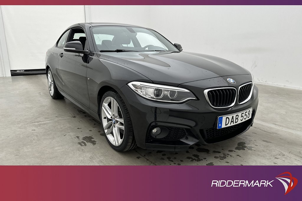 BMW 220 d Coupé 184hk M Sport H/K Navi Sensorer Välservad