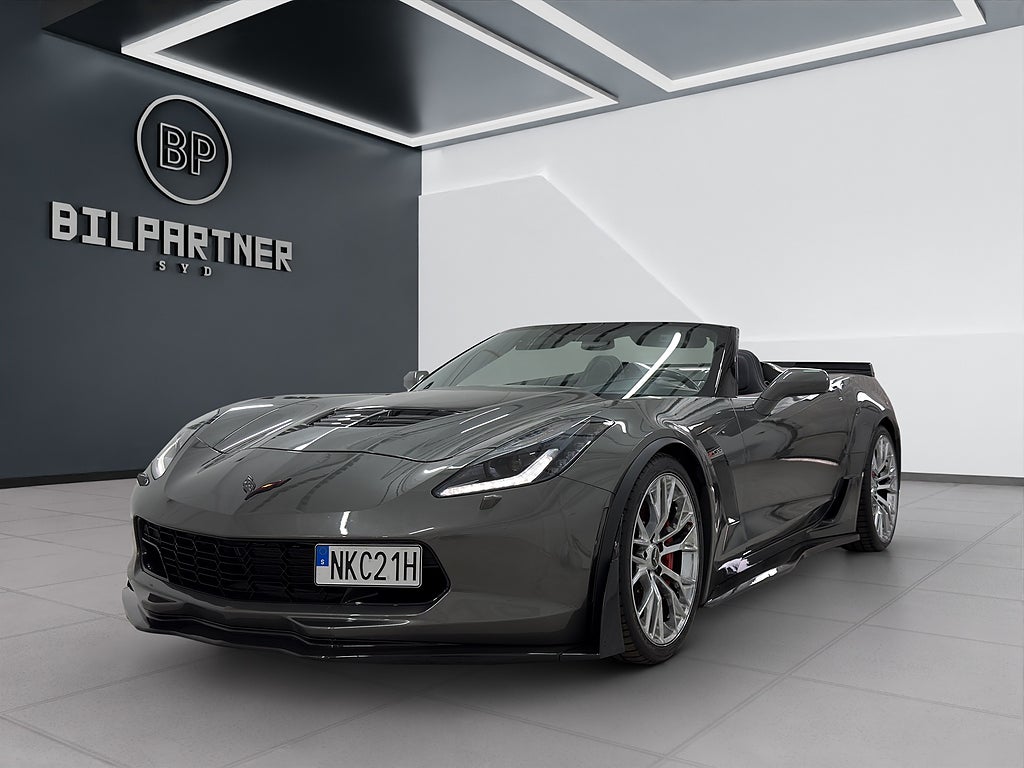 Chevrolet Corvette Z06 Convertible 660 Hk Automat Kolfiber Inv+Utv