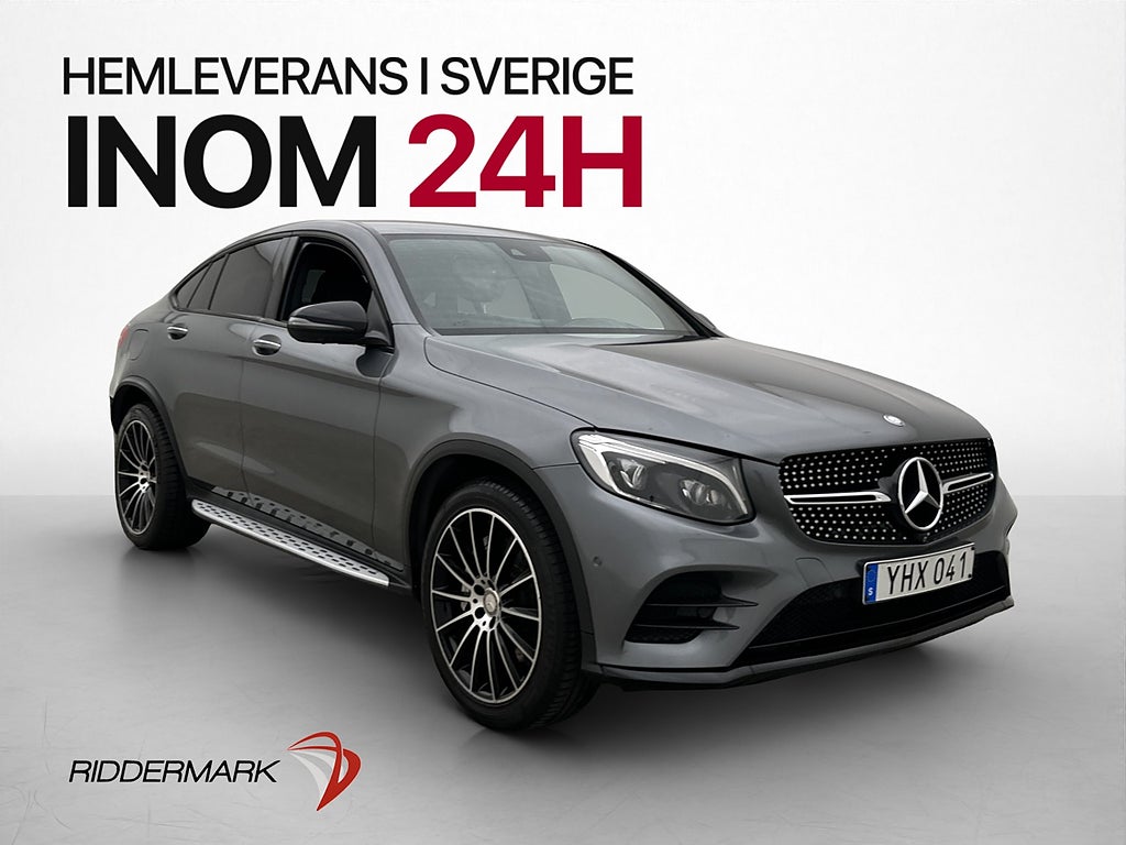 Mercedes-Benz GLC Coupé 4MATIC AMG Burmester 360° Värm Drag