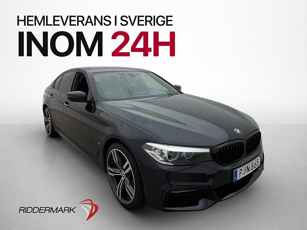 BMW 530e 252hk M-Sport Kamera Rattvärme H/K Navi