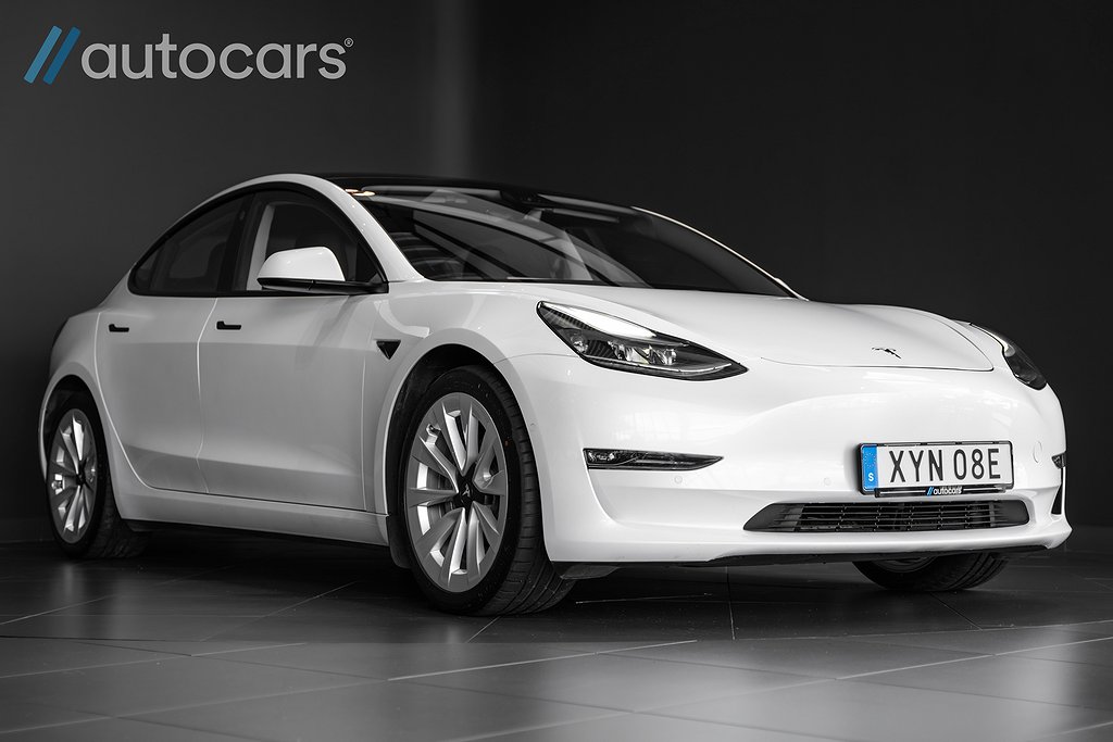 Tesla Model 3 Long Range AWD|Leasbar|Autopilot|19"|Sv-såld