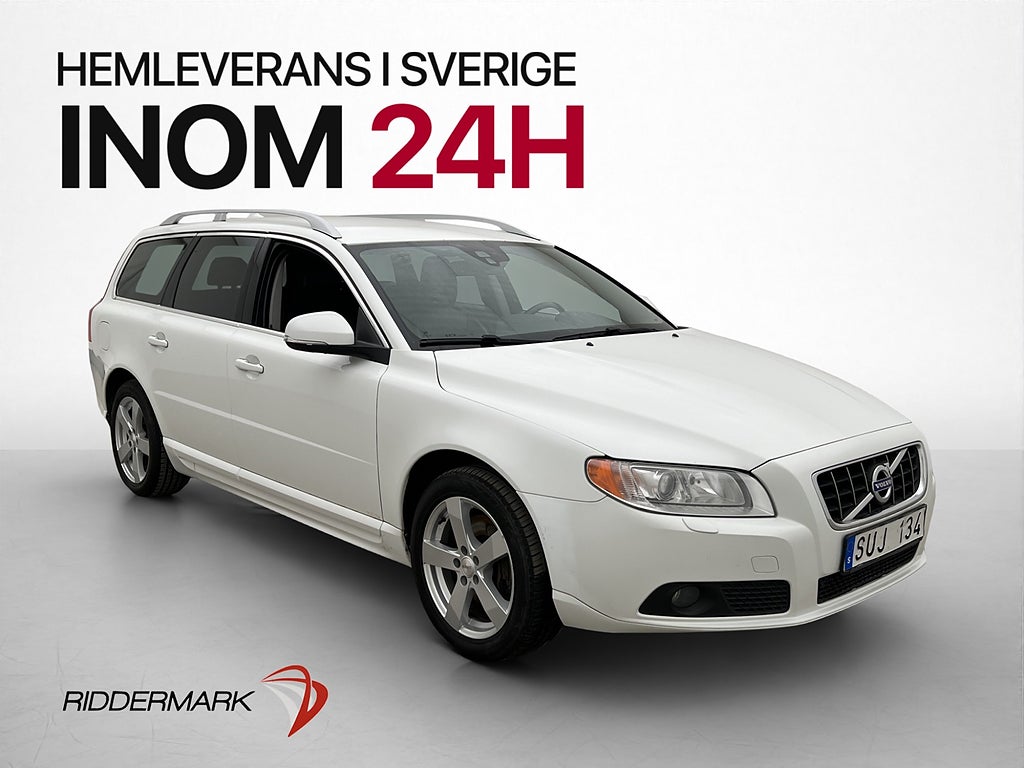 Volvo V70 Bi-Fuel 231HK Summum P-Sensorer Skinn Elstol Drag